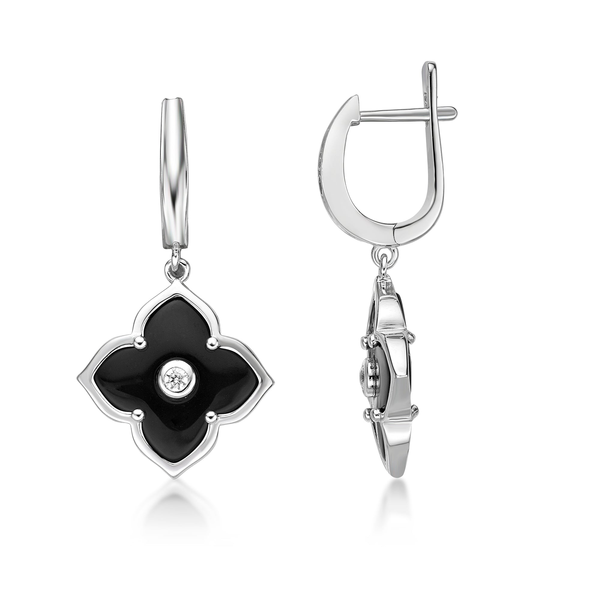 Flora Classic Flower Drop Earrings