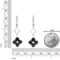 Flora Classic Double Flower Drop Earrings