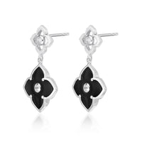 Flora Classic Double Flower Drop Earrings