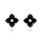 Flora Classic Flower Huggie Earrings