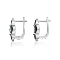 Flora Classic Flower Huggie Earrings