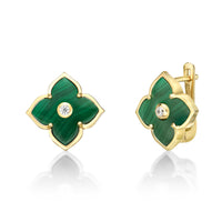 Flora Classic Flower Huggie Earrings