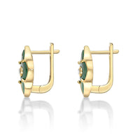 Flora Classic Flower Huggie Earrings