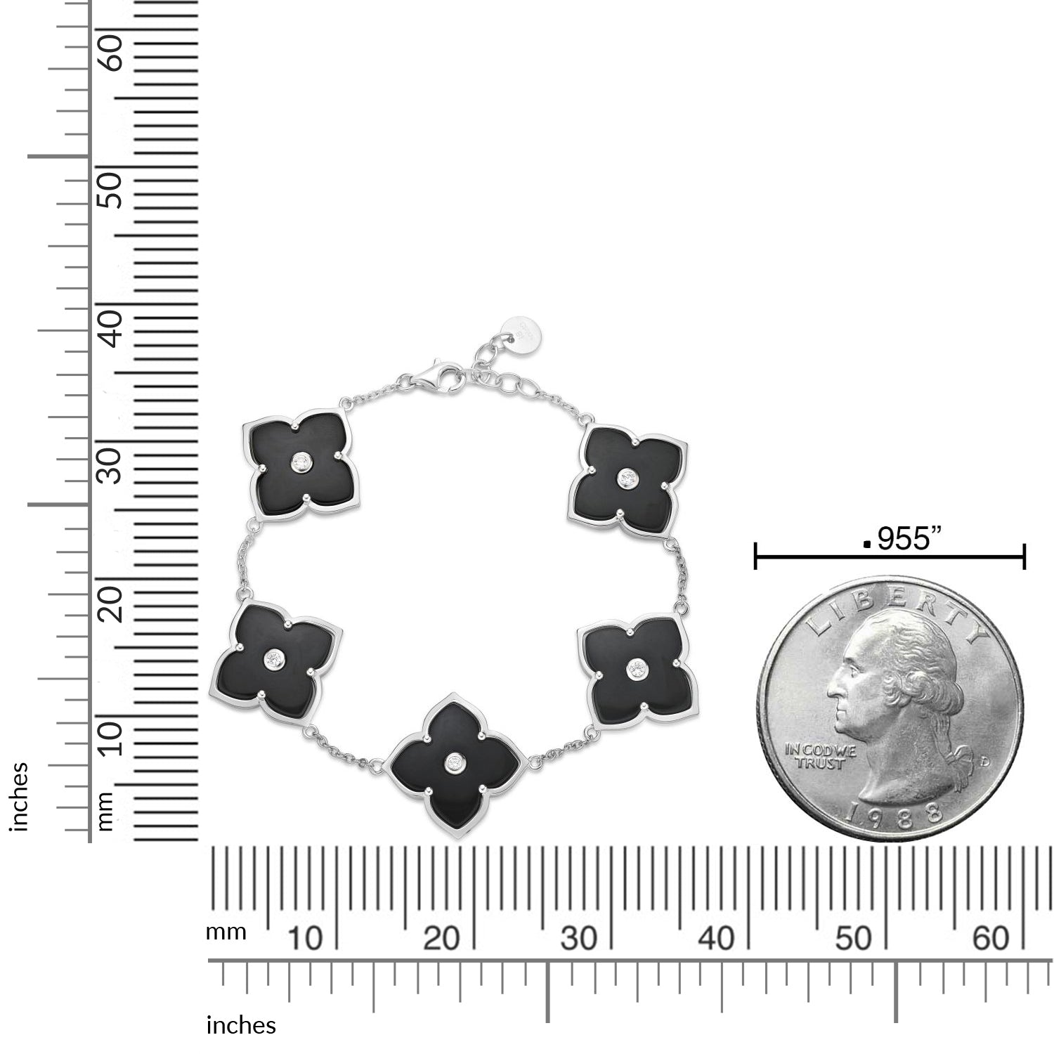 Flora Grand Five-Station Flower Bracelet