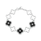 Flora Grand Halo Nine-Station Flower Bracelet