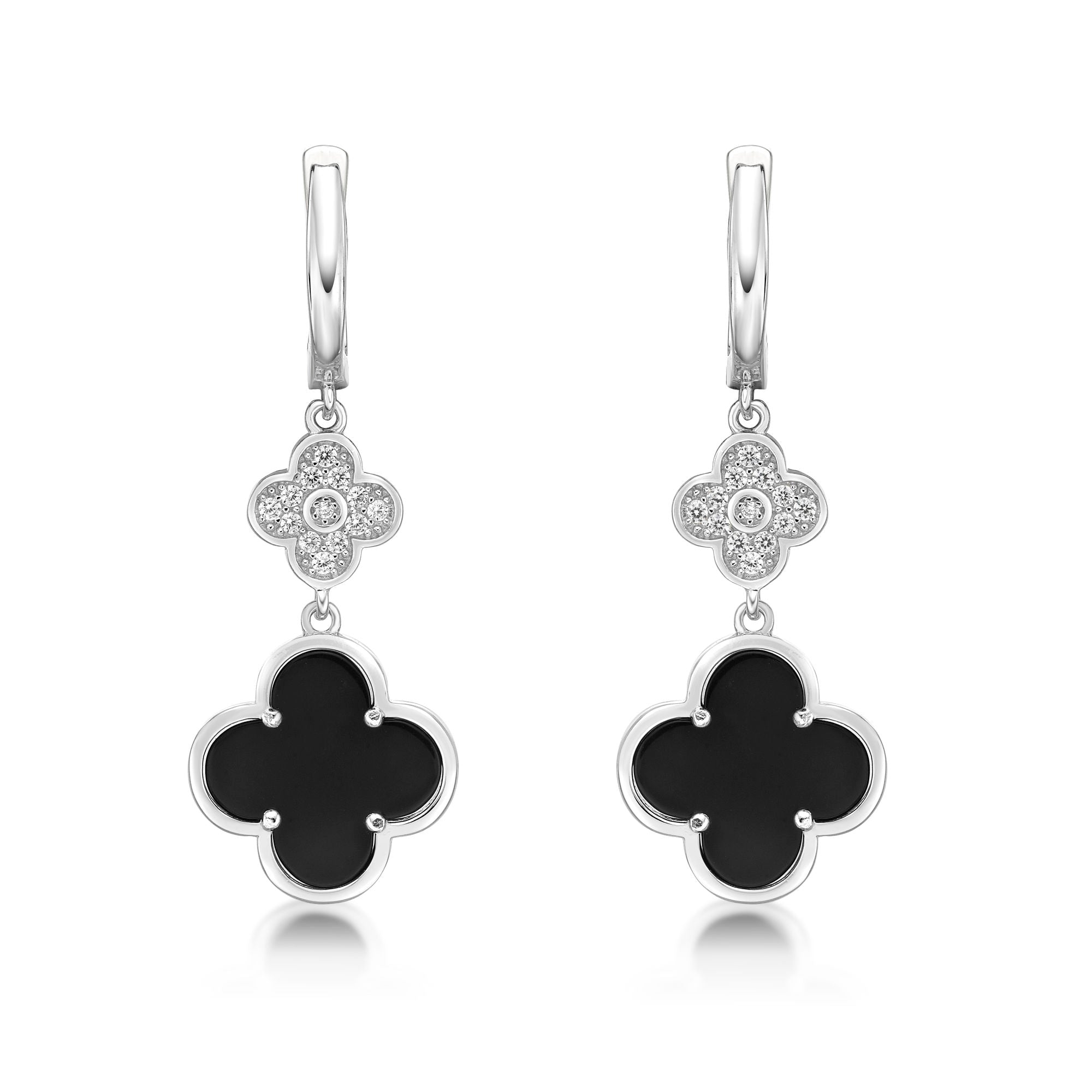 Flora Classic Twin Flower Earrings