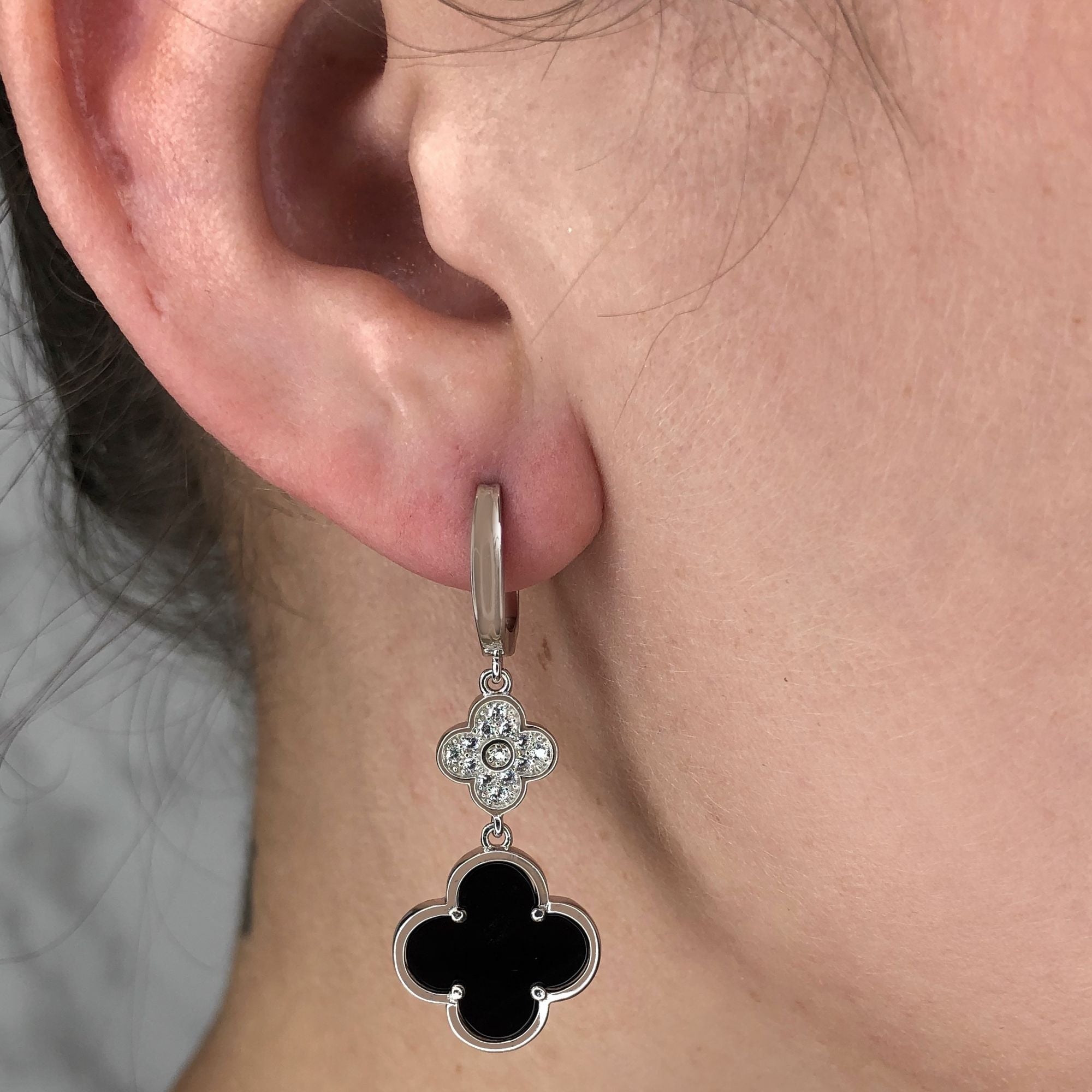 Flora Classic Twin Flower Earrings
