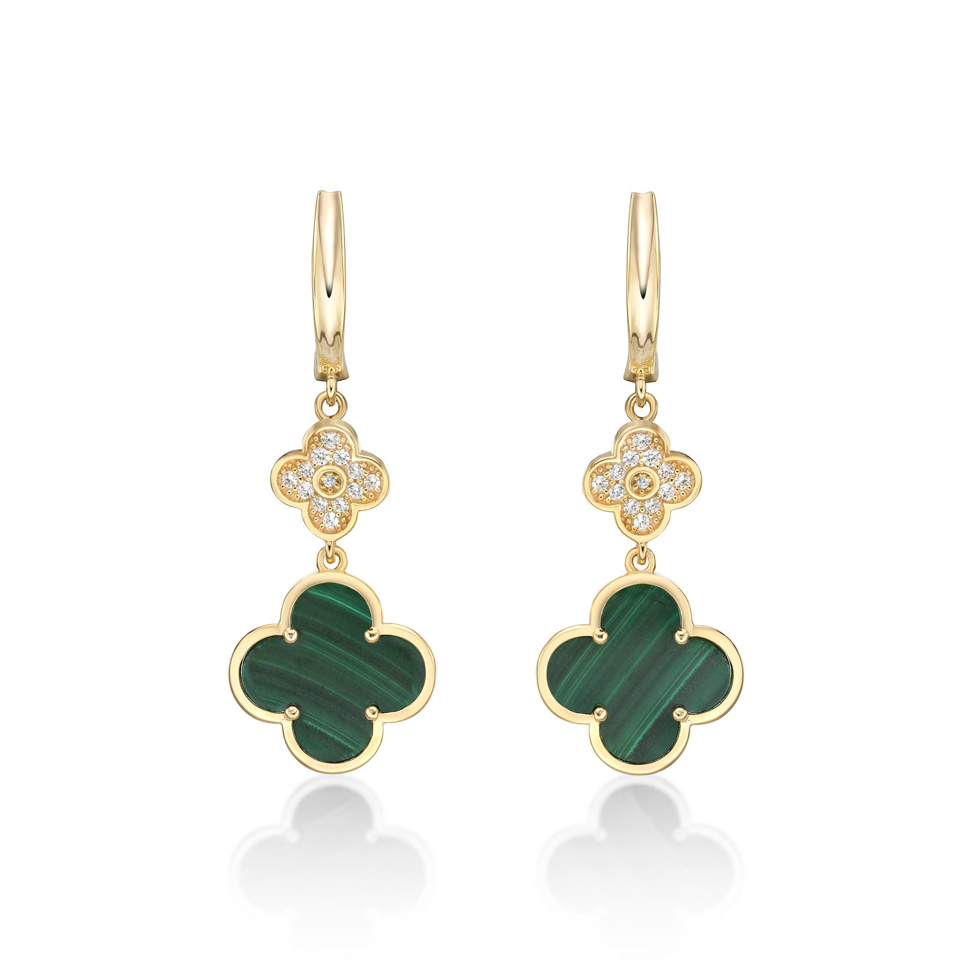 Flora Classic Twin Flower Earrings