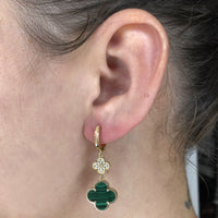 Flora Classic Twin Flower Earrings