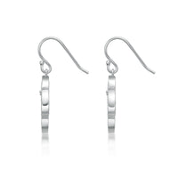 Flora Halo Flower Hook Earrings