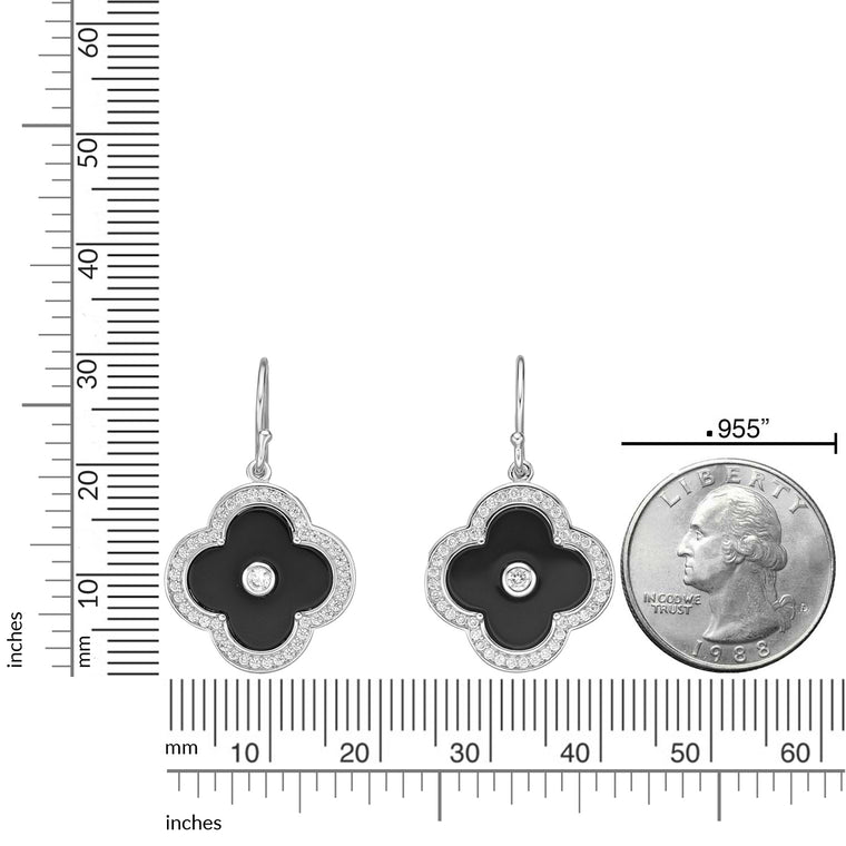 Flora Halo Flower Hook Earrings