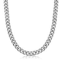 Thick Curb Chain Gift Set in Stainless Steel, 20"