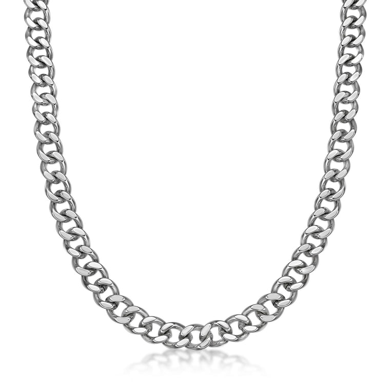 Thick Curb Chain Gift Set in Stainless Steel, 20"