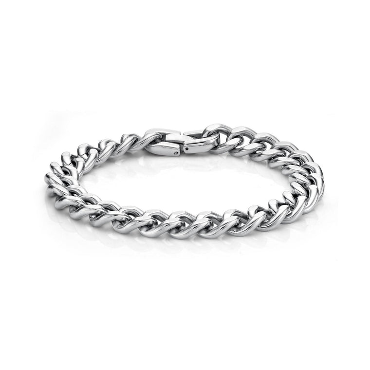 Thick Curb Chain Gift Set in Stainless Steel, 20"