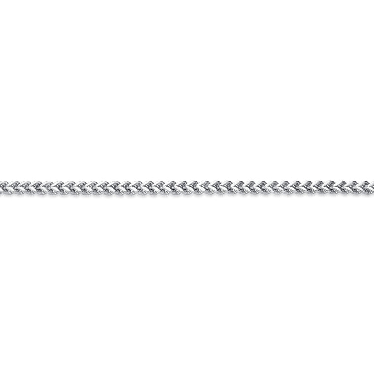 Thin Foxtail Chain Gift Set in Stainless Steel, 20"