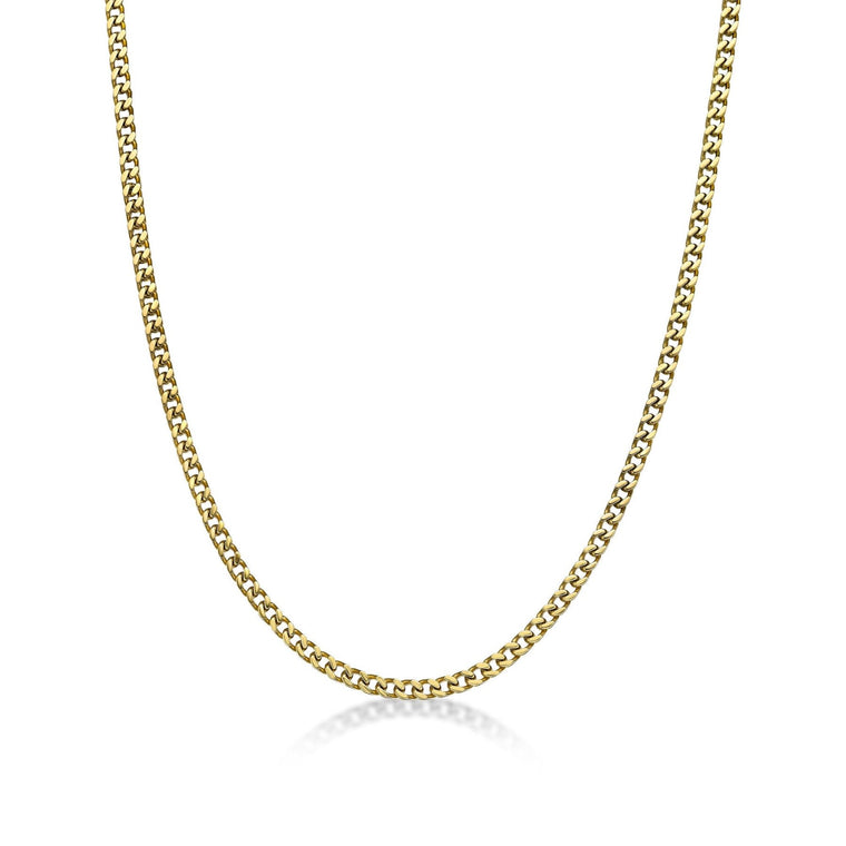 Thin Foxtail Chain Gift Set in Gold Ion Plated Stainless Steel, 20"