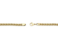 Thin Foxtail Chain Gift Set in Gold Ion Plated Stainless Steel, 24"