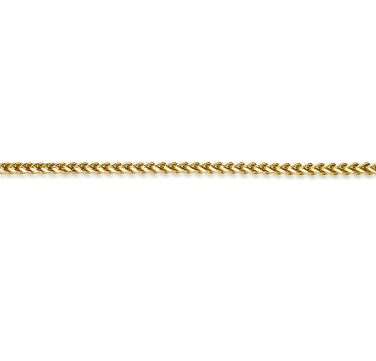 Thin Foxtail Chain Gift Set in Gold Ion Plated Stainless Steel, 24"