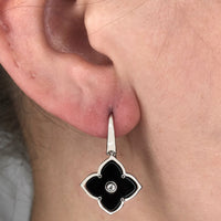 Flora Classic Flower Fish Hook Earrings