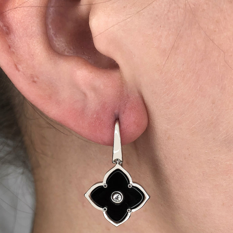 Flora Classic Flower Fish Hook Earrings