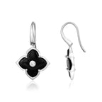 Flora Classic Flower Fish Hook Earrings