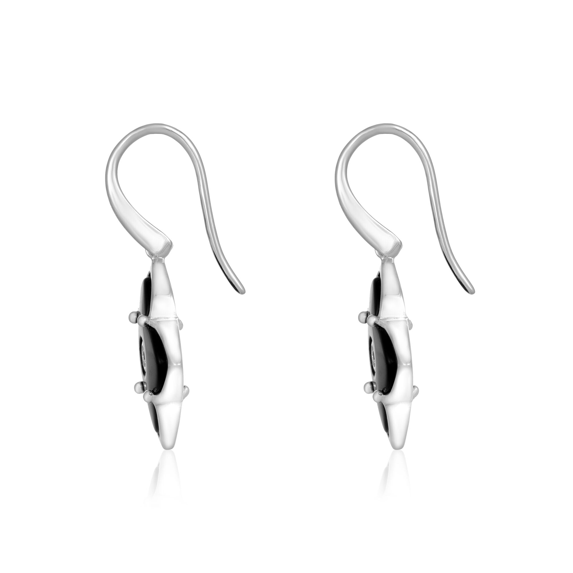 Flora Classic Flower Fish Hook Earrings