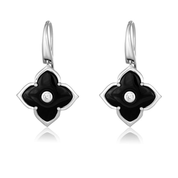 Flora Classic Flower Fish Hook Earrings