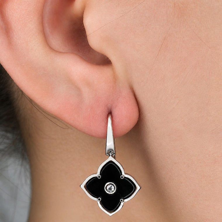 Flora Classic Flower Fish Hook Earrings