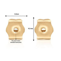 14K Gold Replacement Friction Back