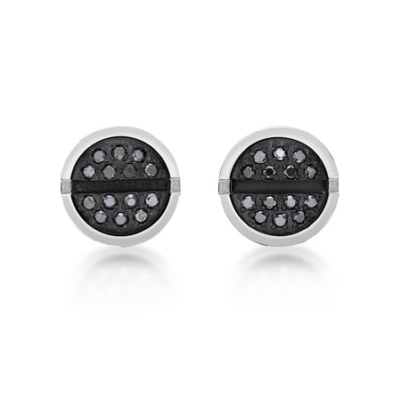 Round Stud Earring in Stainless Steel