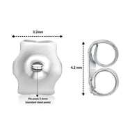 Sterling Silver Replacement Friction Back