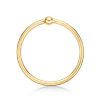 Captive Bead Hoop Nipple Ring - 14G