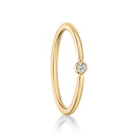 Swarovski Crystal Captive Bead Nipple Hoop - 14G