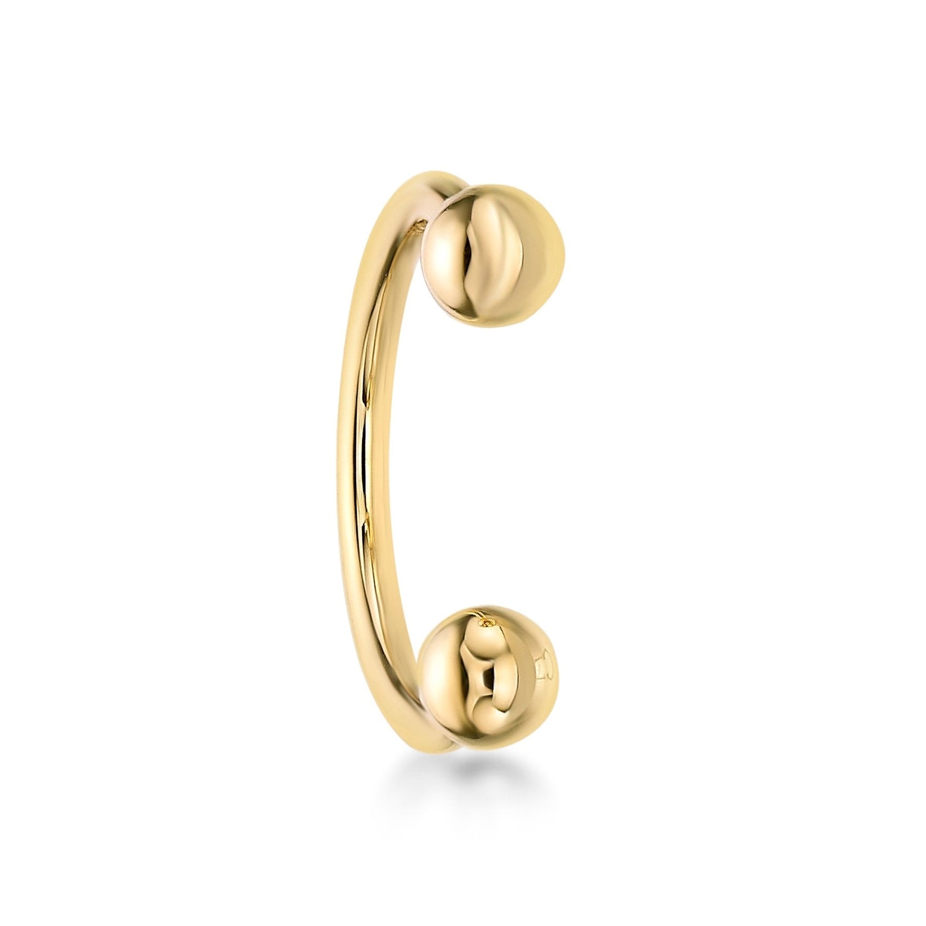 Horseshoe Eyebrow Piercing - 14G -3/8"