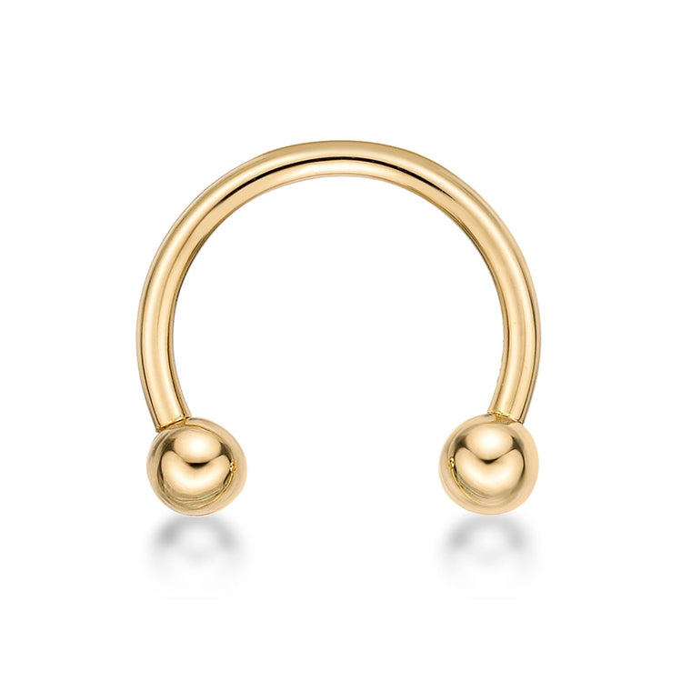 Horseshoe Eyebrow Piercing - 14G -3/8"