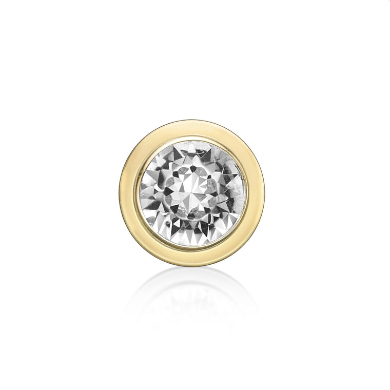 Swarovski Crystal Monroe Labret -16G