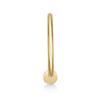 14K Open Hoop Nose Ring - 20G