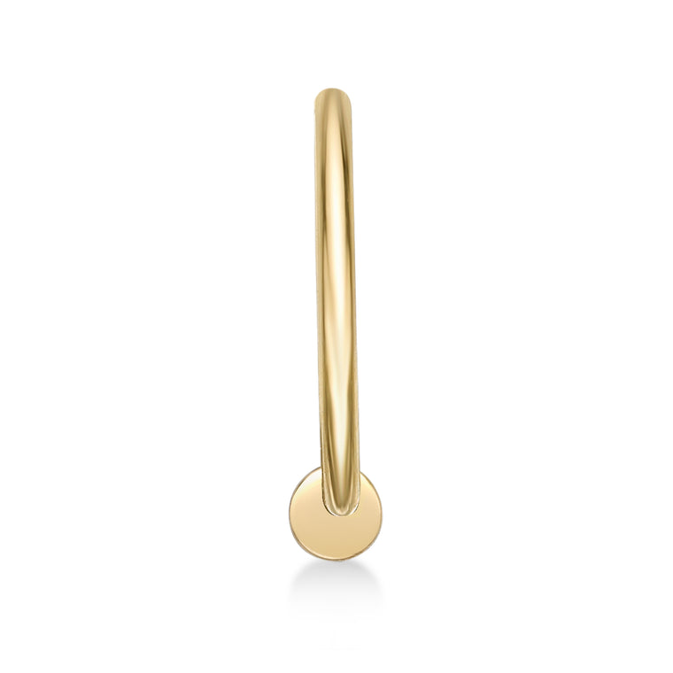 14K Open Hoop Nose Ring - 20G