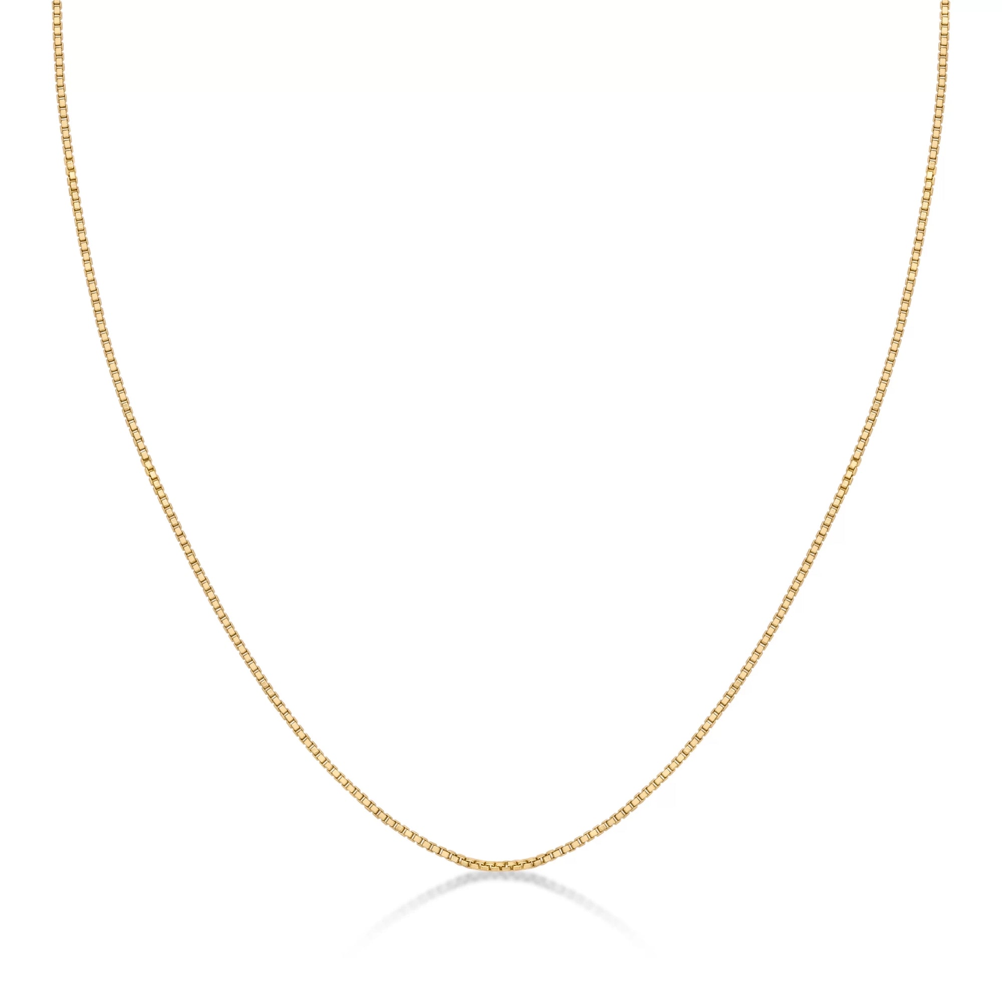 10K Replacement Box Chain - 18 Inch