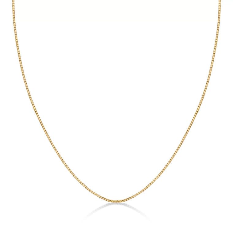 10K Replacement Box Chain - 18 Inch