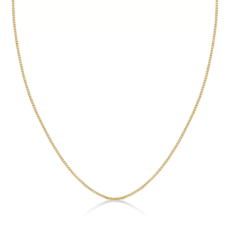 14K Replacement Box Chain - 18 Inch