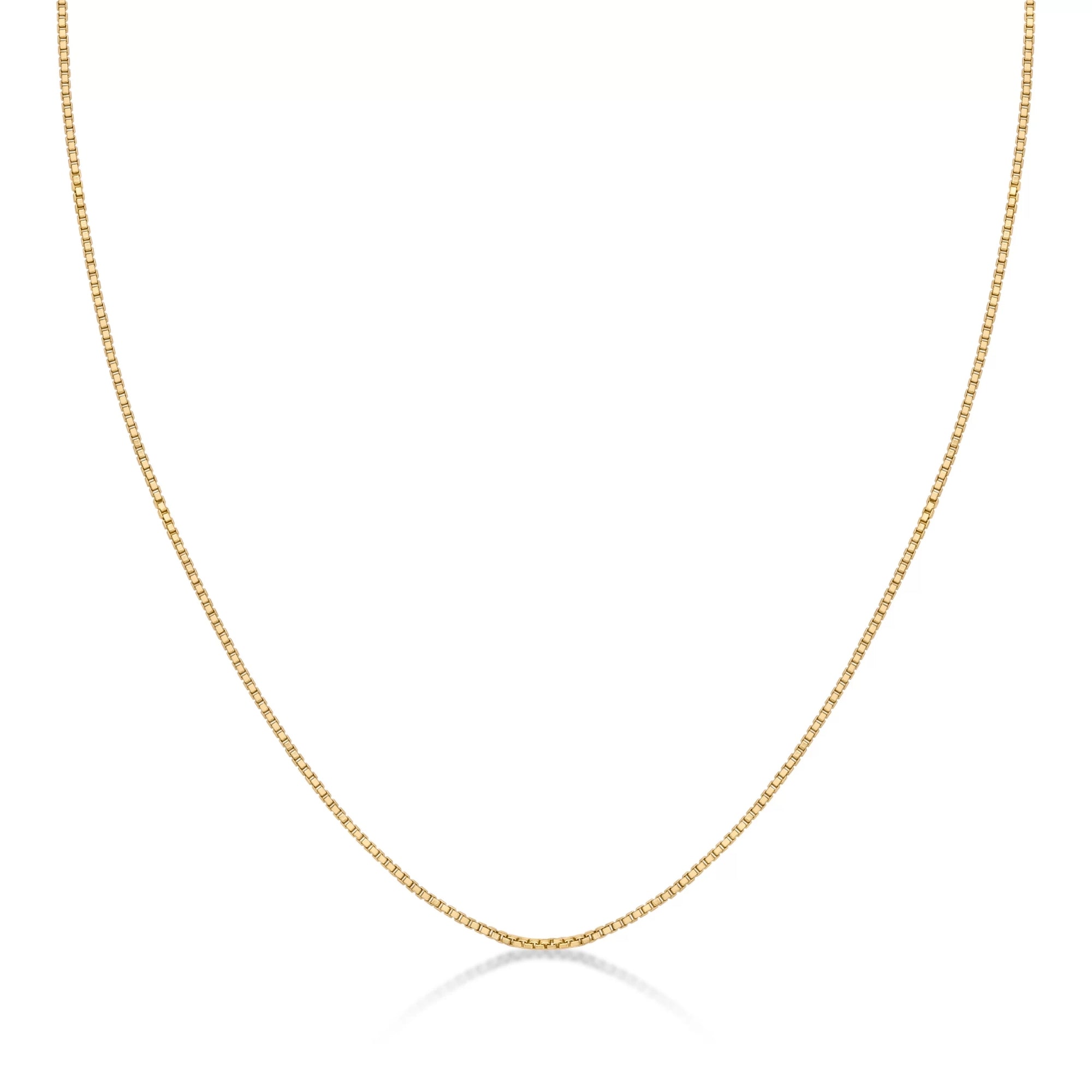 Sterling Silver Replacement Box Chain - 18 Inch