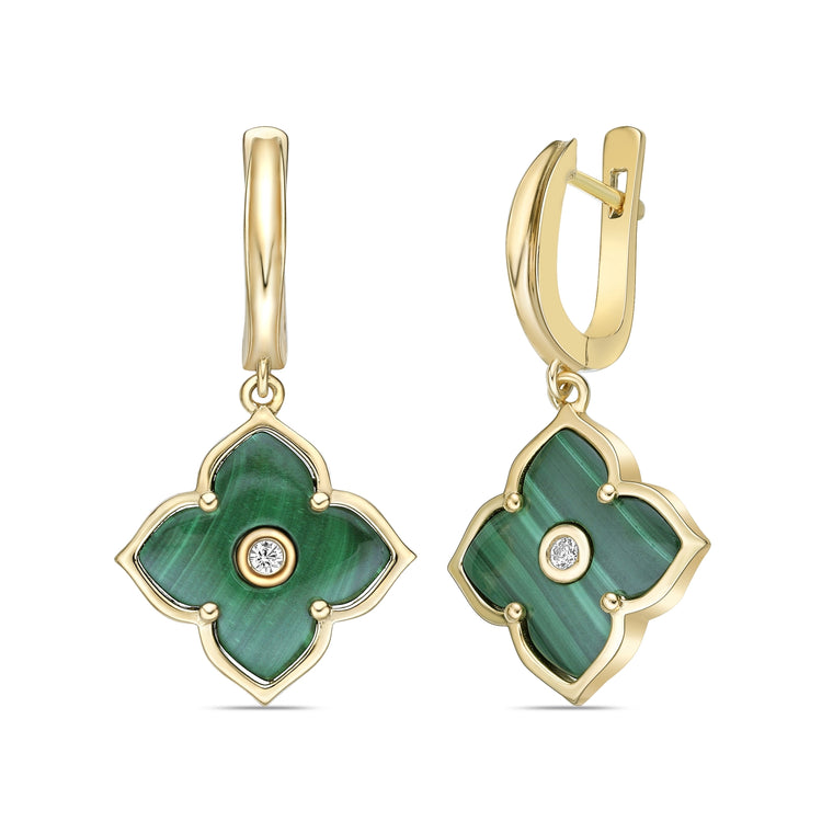 Flora Classic Flower Drop Earrings