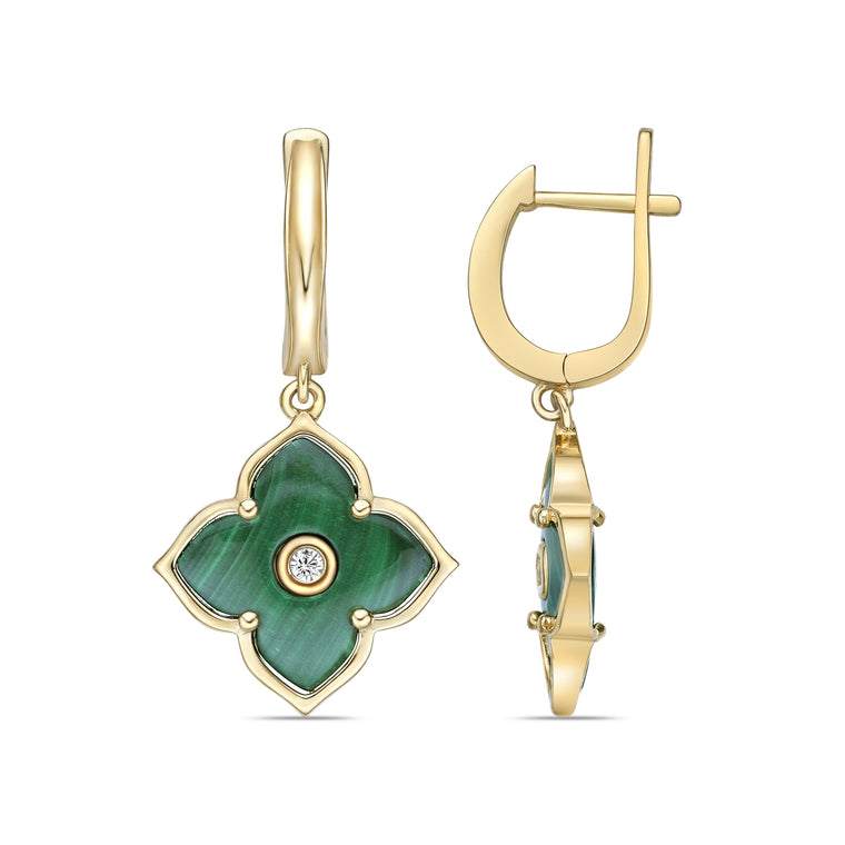 Flora Classic Flower Drop Earrings