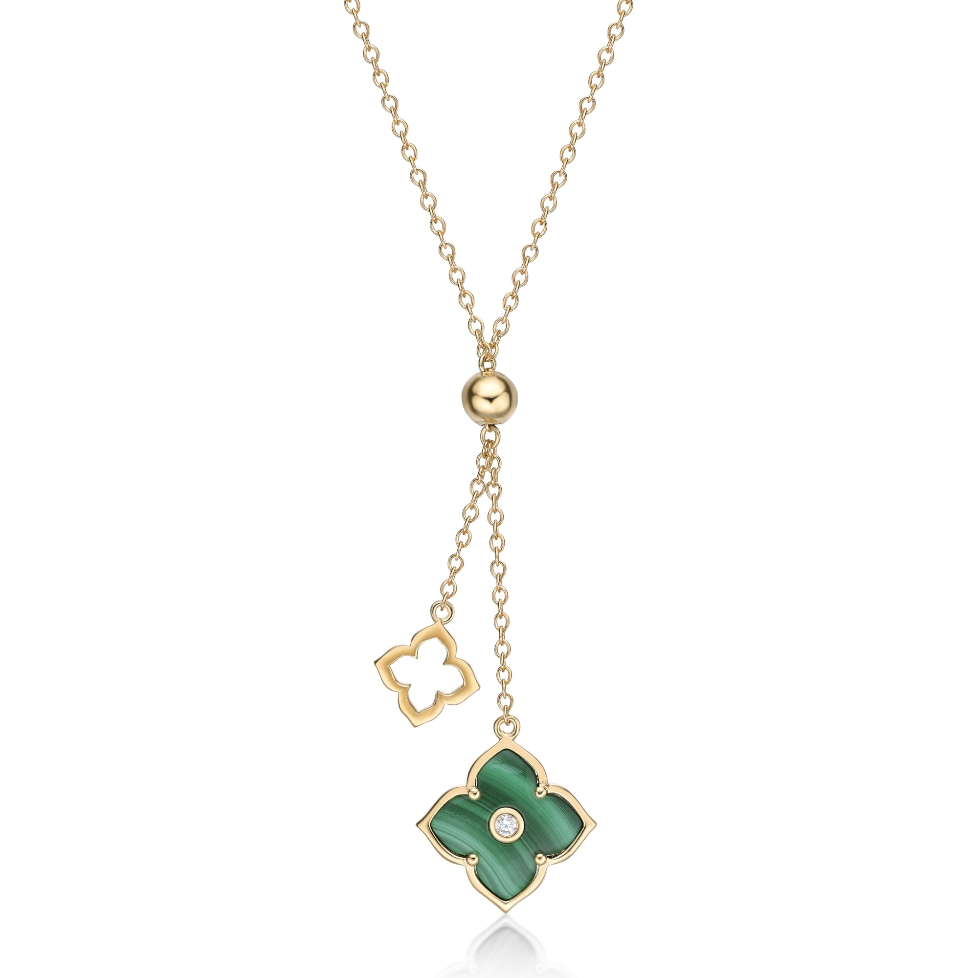 Flora Classic Double Flower Pendant