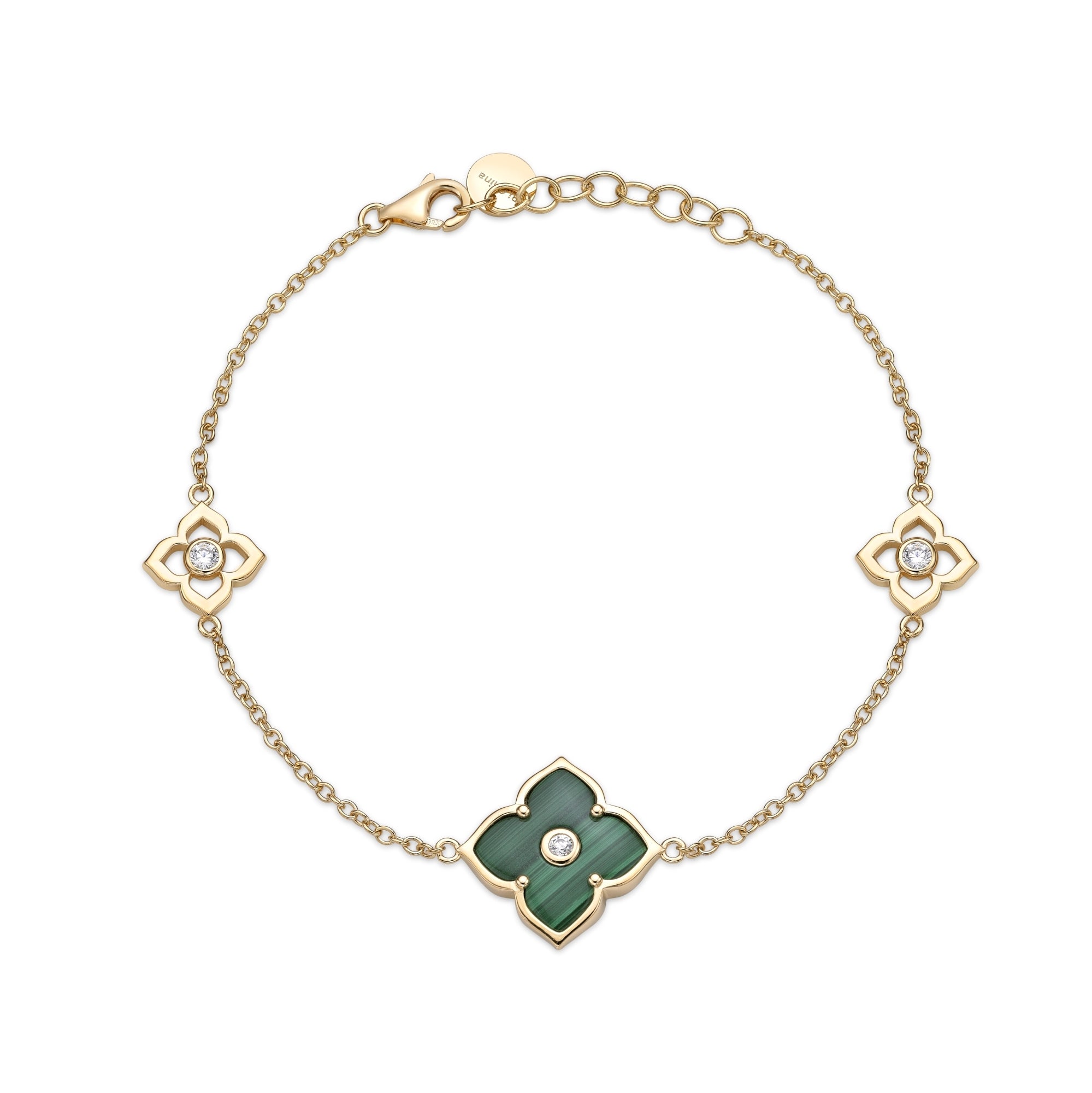 Flora Classic Triple Flower Station Bracelet