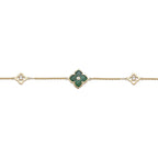 Flora Classic Triple Flower Station Bracelet