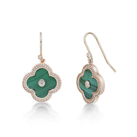 Flora Halo Flower Hook Earrings