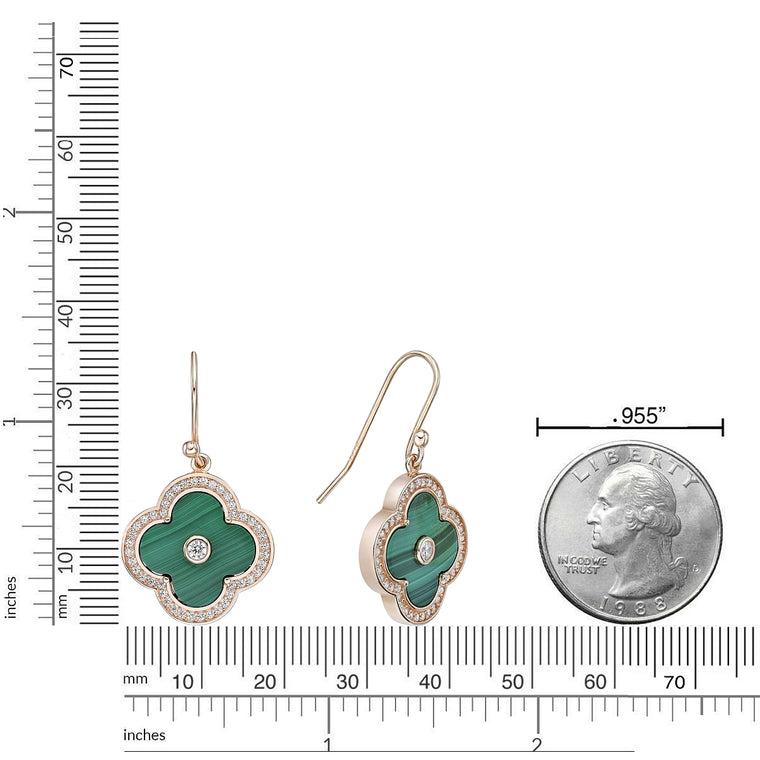 Flora Halo Flower Hook Earrings