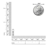 Channel Set Hoop Earring in Stainless Steel